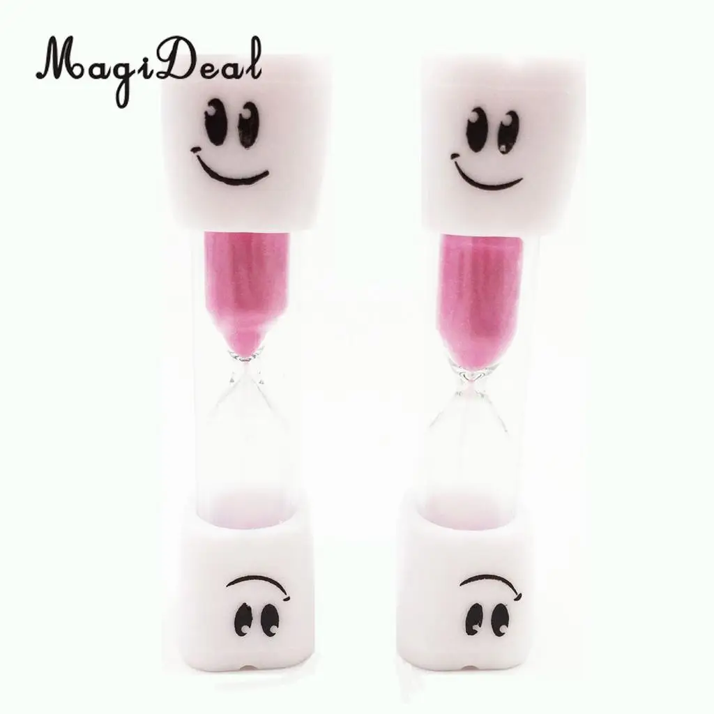 Tooth Brushing Timer Hourglass Sandglass Glass Lovely Smile Sand Egg Timers Kitchen Tool Office Decor Games Playing Novelty Gift