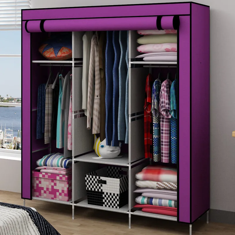 Simple Wardrobe Cabinet Hanging Clothes Storage Cabinets Put Simple Wardrobe Cabinet Hanging Clothes Storage Cabinets Put Cloth Kitchen Metal Frame In Wardrobes From Furniture On Aliexpress Alibaba Group