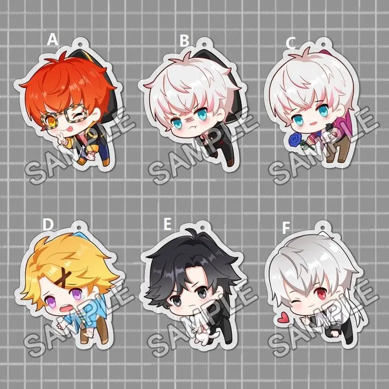 

Mystic Messenger Jumin Saeran Yoosung 707 Zen Ray Keyring Keychain Strap Figure