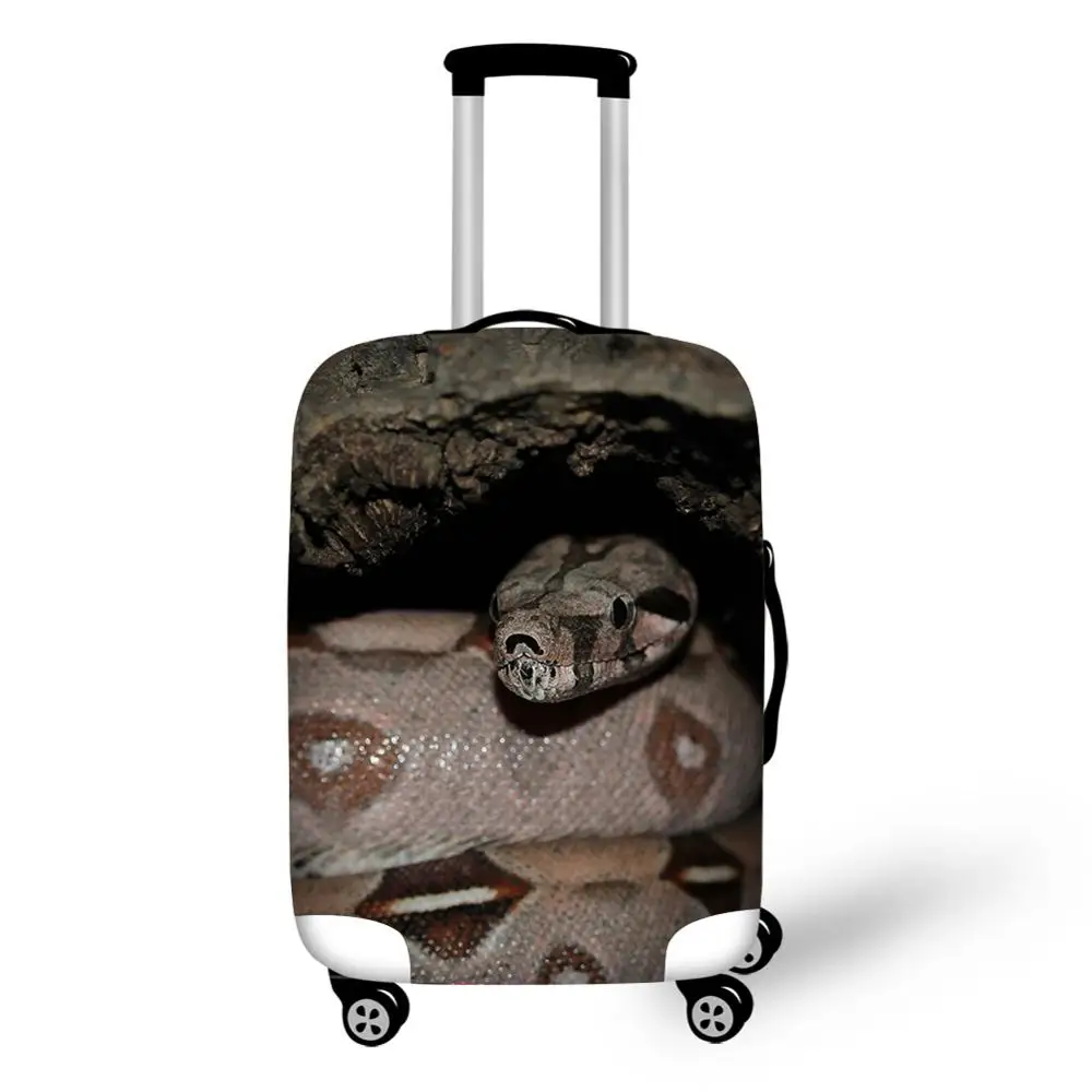 Защитный чехол для чемодана для путешествий с принтом животных, эластичный Водонепроницаемый переносной багаж, дождевик - Цвет: 2444
