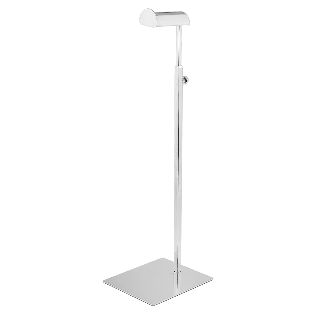 Adjustable Handbag Bag Display Stand Stainless Steel Rack Shelf for Clothes Scarf Purse Hat Retail Shop Display - Silver