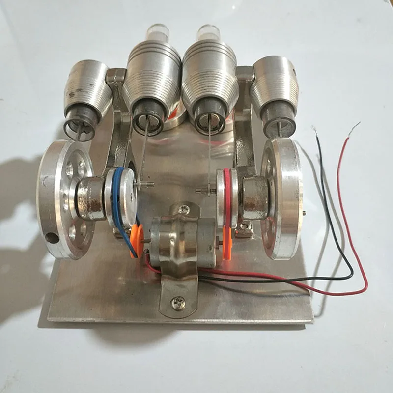  Stirling engine model miniature external combustion cycle toy extracurricular homework production lighting brain artifact