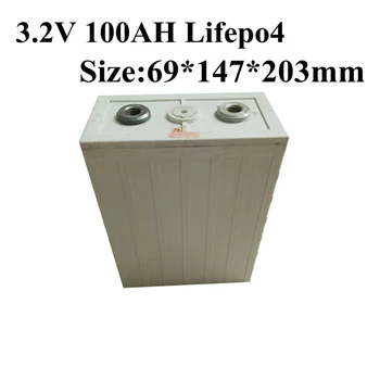 

4pcs 3.2v Lifepo4 Battery 100ah Lithium Battery High Capacity Lifepo4 100ah 100A Diy Solar 100ah 12v Pack Energy Storage Cells