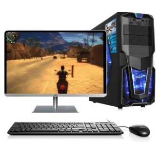 شراءألعاب سطح المكتب إنتل I3/i5/i7/2 GB/4 GB/8 Gb Ram 120 Gb/1 تيرا بايت HDD مع 18.5 22 24 بوصة LCD HD 1080p عرض جهاز كمبيوتر شخصي سطح المكتب