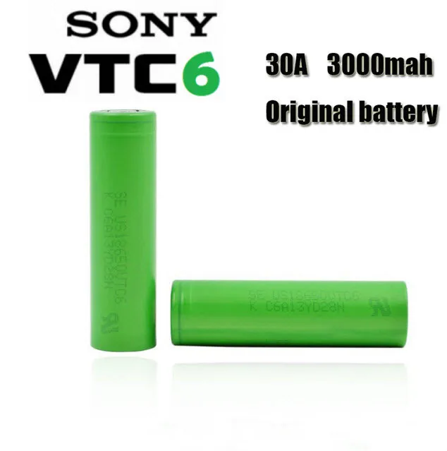 

Sony 18650 Lithium Battery Sony 18650-3000mah Lithium Battery Sony VTC6 Lithium Battery