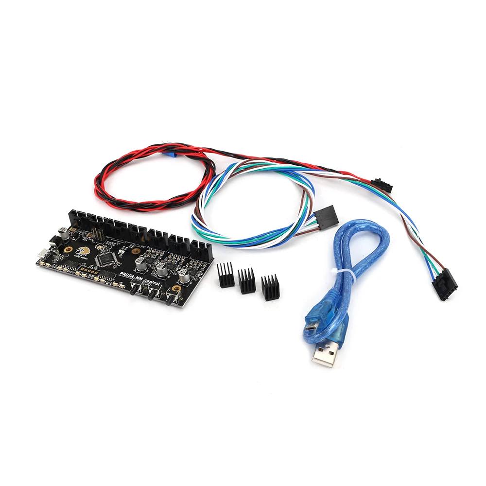 Chip de Placa de Controle de Atualização Board com Cabo de Alimentação e de Sinal Prusa Material Multi 2.0 Milímetros Tmc2130 Mmu2 Cabo i3 Mk3 6 Placa de Controle de atualização 2.0 MILÍMETROS