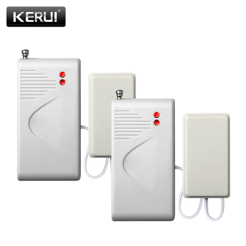 2 pcs/lot Wireless Water Intrusion Leakage Sensor Detector Leak 433MHz For KERUI Alarm System | Безопасность и защита
