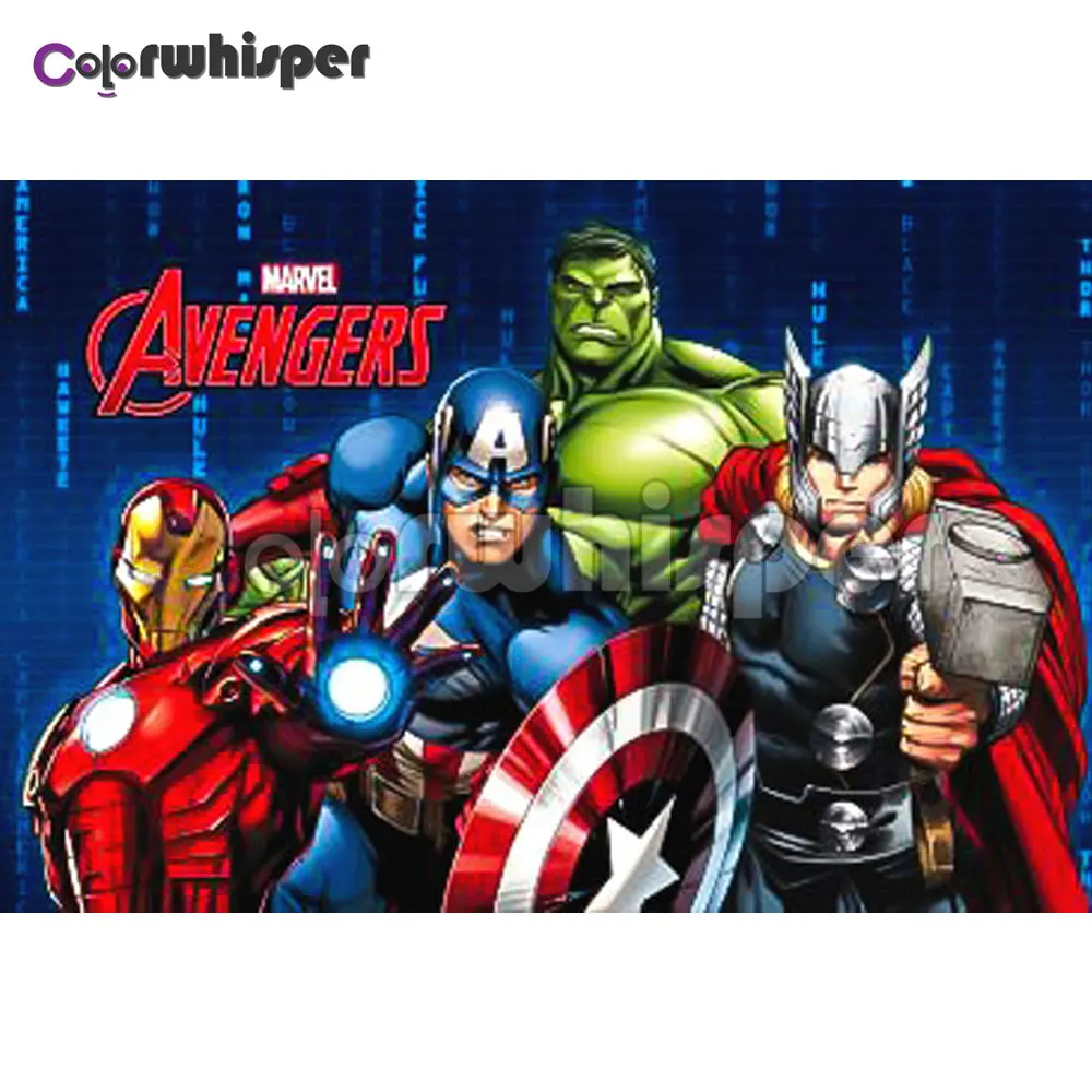 

Diamond Painting Full Square/Round Daimond Painting"Cartoon Animation Avengers Iron Man"Mosaic Rhinestone Embroidery Gift 015DP