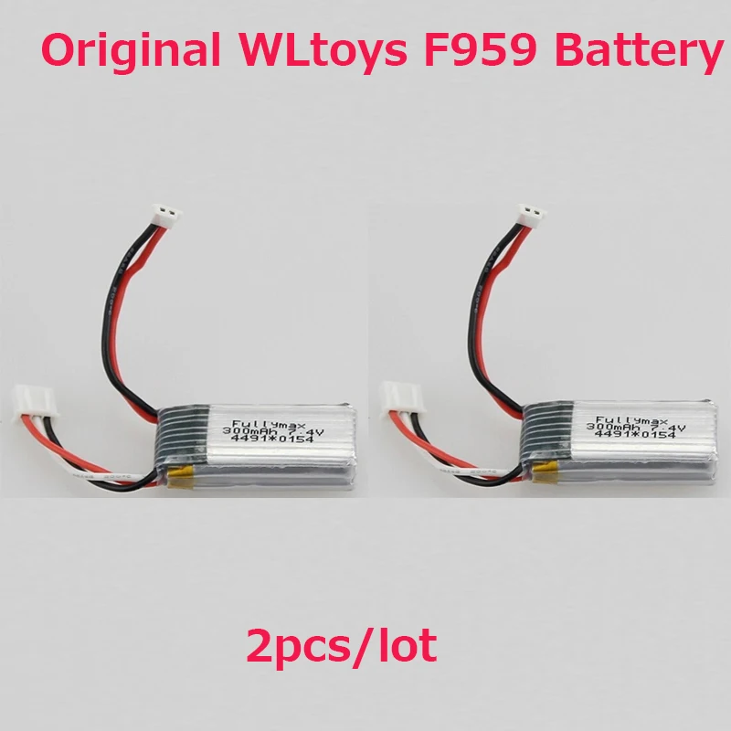 2 шт./лот WLtoys f959 Батарея/xk A600 Батарея(7.4 В 300 мАч Батарея) WLtoys f959 запасных Запчасти