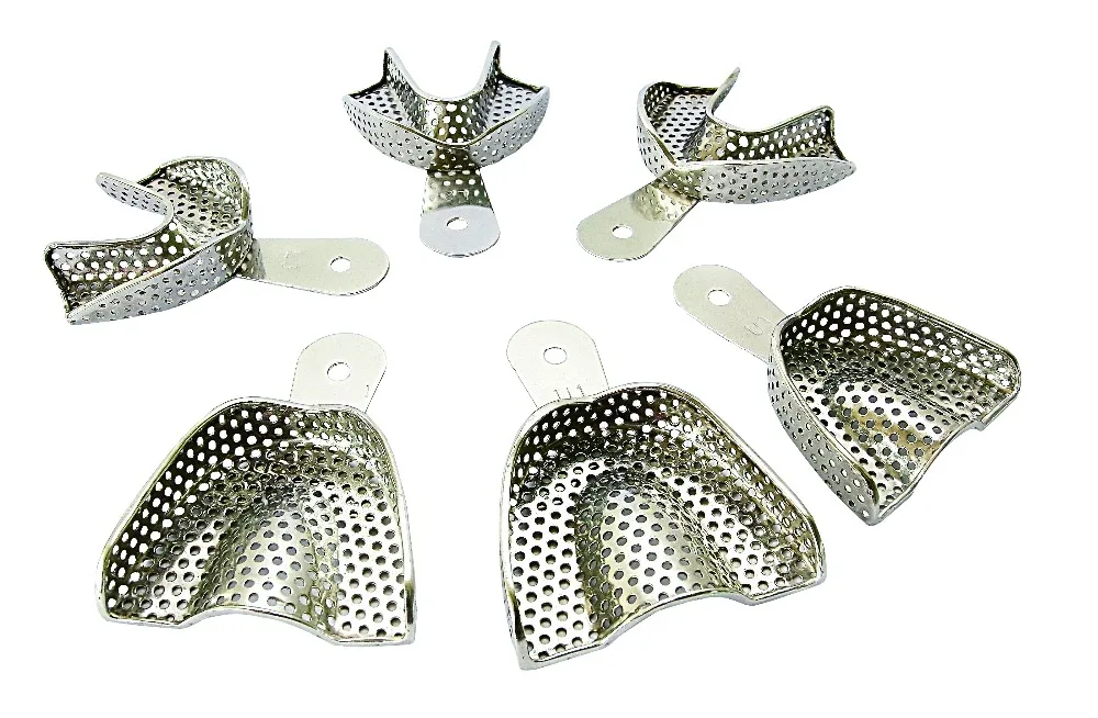 Buy Delian Stainless Steel Impression Trays Dental SS