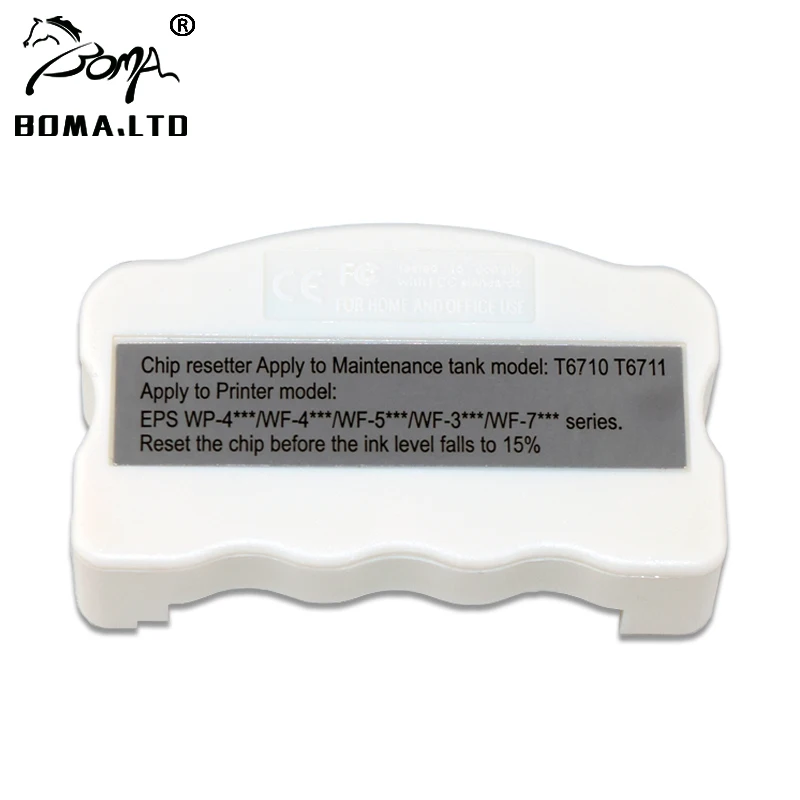 

1 Piece T6710 T6711 Maintenance Tank Chip Resetter For EPSON WF-3620 3640 7110 7610 7620D Printer Waste ink tank Resetter