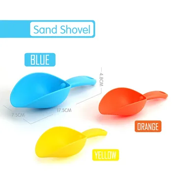 

2019 NEW Play Sand Water plastic Toys Tool Sand Shovel Summer Toys Beach Toy Seaside Dig Sand Shovel Soil Water Toys 6.3