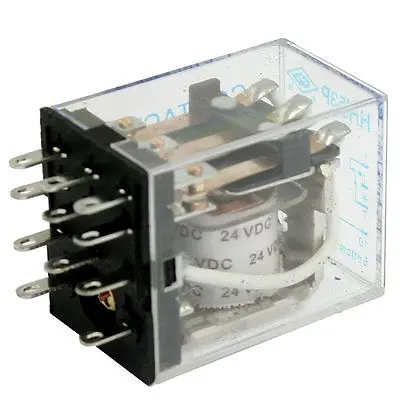 Катушка HH53P 24 В постоянного тока 11 штырьков Φ 3PDT 5A 240VAC 28VDC|power relay|11 pin3pdt relay |