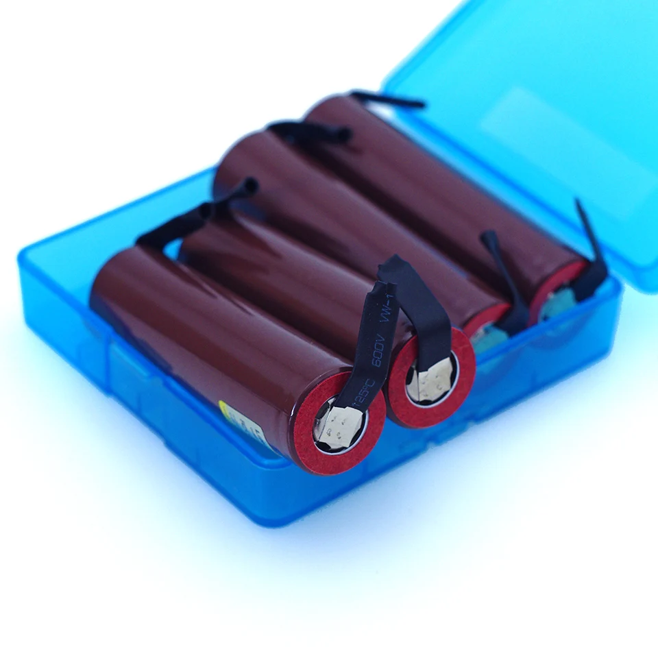 Liitokala 4 шт. для HG2 18650 3000mAh перезаряжаемый аккумулятор для электронных сигарет с высоким разрядом, 30A высокий ток DIY nicke+ коробка