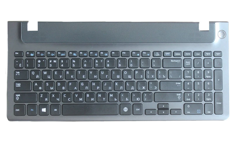 Russian New laptop keyboard with frame for samsung NP355E5C