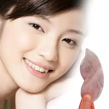 

Face Massage 1Pcs Natural Rose Quartz Body Scraping Tools Health Care Neck Back Head Foot Massage Face Body Massage & Relaxation