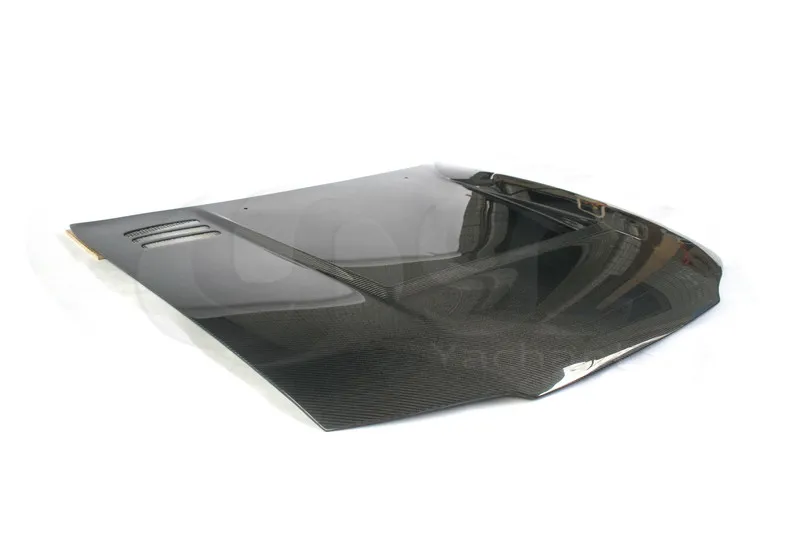 1995-1998 Nissan Skyline R33 GTR Top Secret Style Hood Bonnet CF (4)