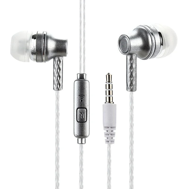 

3.5mm In-Ear Stereo Bass Earphone Music Headpone Clear Sport Earbuds With Mic For iPhone for Xiaomi for Samsung Headset