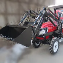 40 л.с. трактор с фронтальным погрузчиком и экскаватора