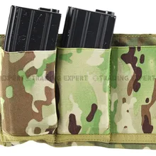 Cordura тактический молл подсумок 1000D шесть пакетов журнал мешочек(Мультикам FG ЦБ TAN) bd6337c