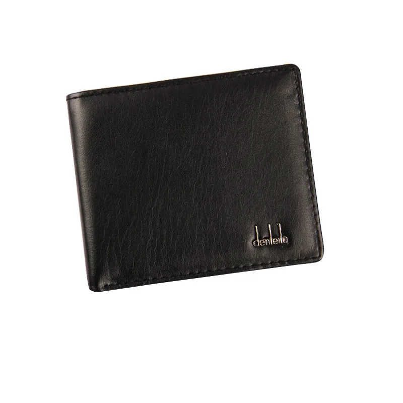 

Top Men Wallet Brand Leather Luxury Slim Bifold Male Purses Credit Card Money Bag Clutch Dollar Price Portomonee Carteria#3$