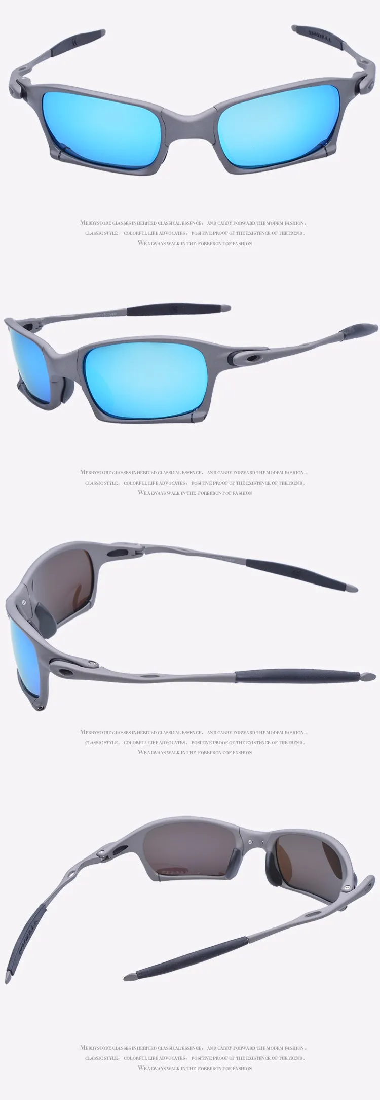 Солнцезащитные очки мужские Поляризованные велосипедные оправа для очков Спортивная Верховая езда oculos de ciclismo gafas CP004-5