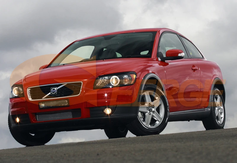 Для Volvo C30 2007 2008 2009 2010 объектив проектора отличные глаза ангела Ультра яркое освещение smd комплект светодиодов «глаза ангела» DRL