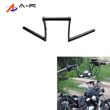 

Drag bar 1" 25mm Raised Z Bars Handlebars For Harley Davidson Sportster XL883 XL1200 Dyna Glide Cruiser Bobber Chopper Custom