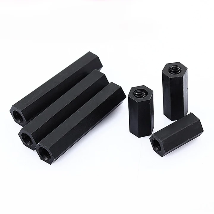 

Nylon Hex Standoff Pillar Board Mount Threaded Plastic Hexagon PCB Motherboard Spacer Hollow Bolt Screw Nut Black M2 M2.5 M3 M4