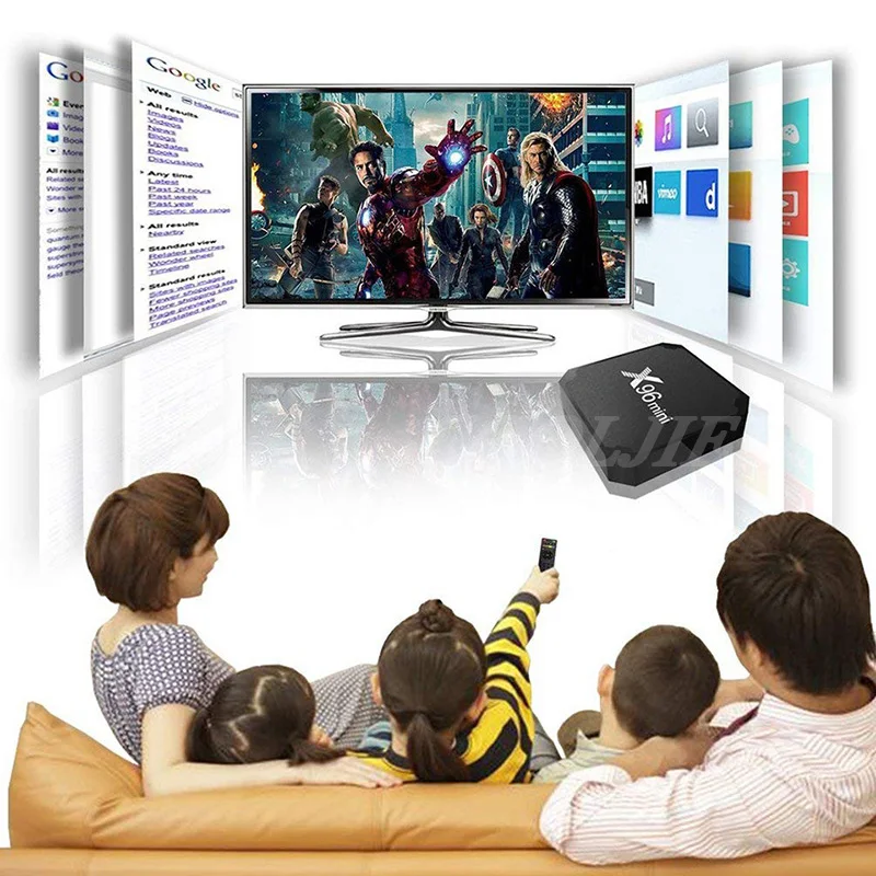  X96 mini TV BOX Android 7.1 OS WiFi Smart TV Box 2GB 16GB Amlogic S905W Quad Core Set top box 1GB 8 - 32925960824