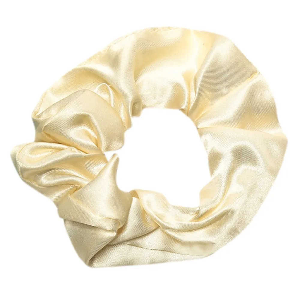

Hairpin Women Hair Accessories Trendy Lady Hair Scrunchie Ring Elastic Pure Bobble Sports Dance Scrunchie Hairgrip clips#L3$