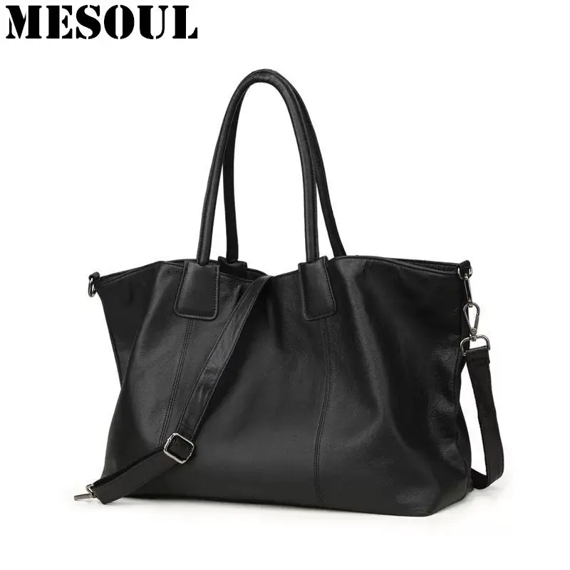 Mode Grote Handtas Vrouwen Zachte Echt Lederen Schoudertassen Luxe Eenvoudig ontwerp Composiet Bag Vrouwelijke Casual Shopping Tote Mode Grote Handtas Vrouwen Zachte Echt Lederen Schoudertassen Luxe Eenvoudig ontwerp Composiet Bag Vrouwelijke Casual Shopping Tote