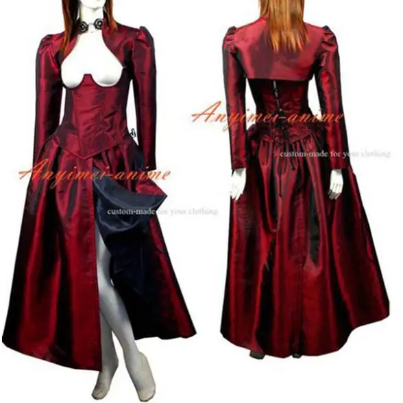 O Kleid Die Geschichte Der O Mit Bra Tafetta Kleid Cosplay Kostüm nach maß in O Kleid Die