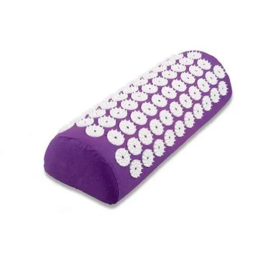KONGDY Набор для акупунктурного массажа Акупрессура Массажный коврик массажная подушка коврик для йоги снимает боль в теле и способствует циркуляции крови - Цвет: Purple pillow
