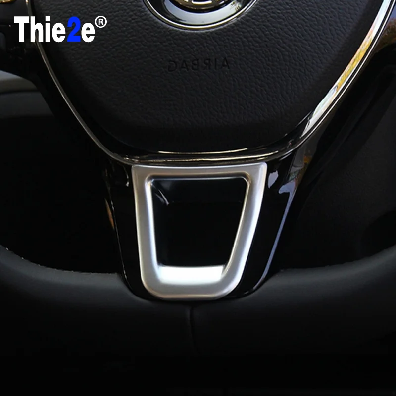 Автомобильный Стайлинг 2016 чехол из АБС пластика с блестками на руль для VW Golf 7 Sagitar