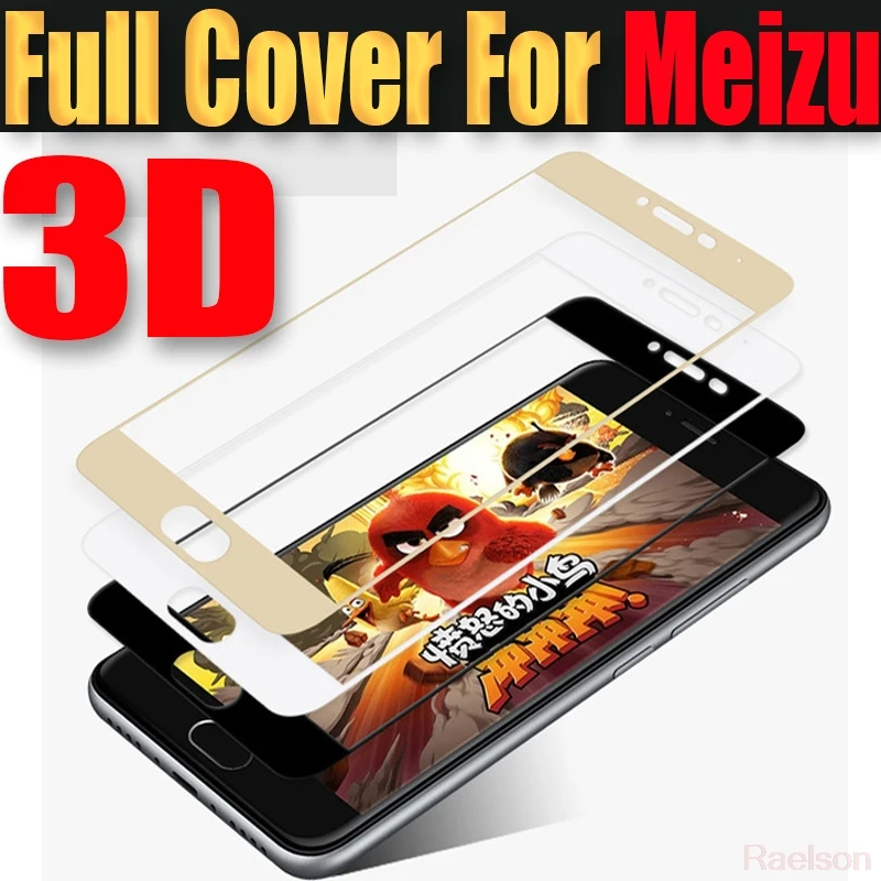 3D полное покрытие закаленное Стекло для Meizu M5 M5S M5C M6 M3 Примечание M3S U10 U20 MX6 Pro 7 6