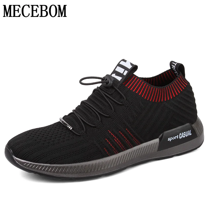 

Hot Black Men Casual Shoes Brand Summer Men Socks Sneakers Beathable Mesh Lace up Boys Lightweight footwear size 39-44 1739m