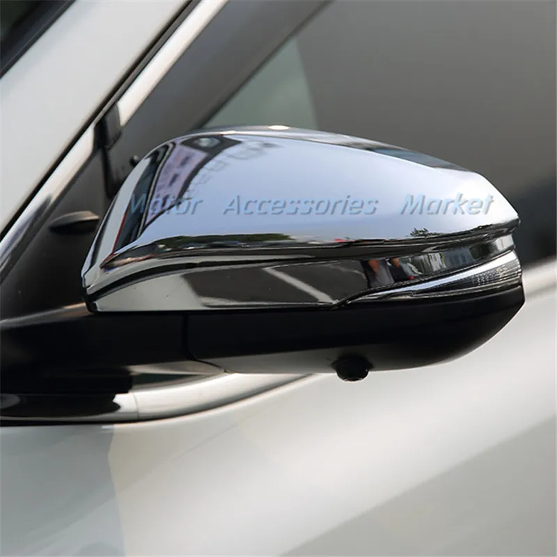 

New Chrome Rearview Mirror Cover Trim For Toyota Hilux 2015 2016 2017 2018
