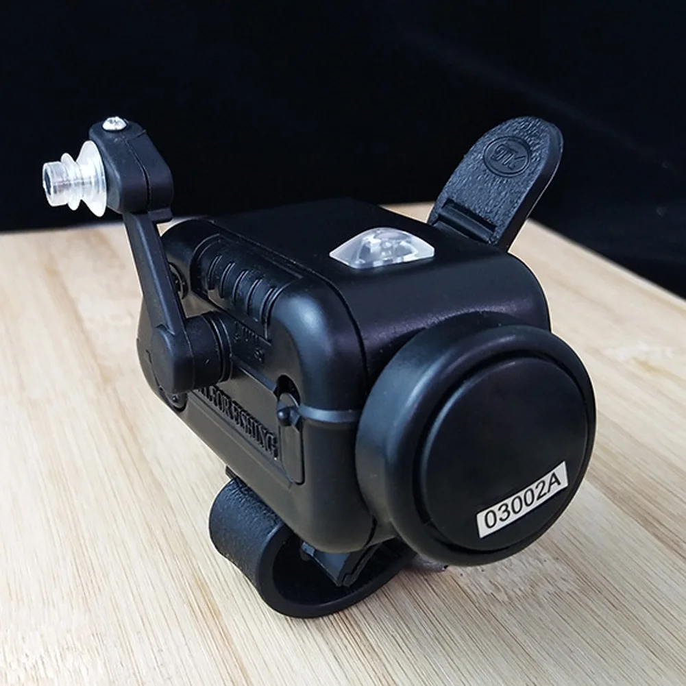 

Electronic Indicator Sound Fishing Alarm Night Outdoor Alert Rod LED Light Portable Bite Black Adjustable Tone Accessories