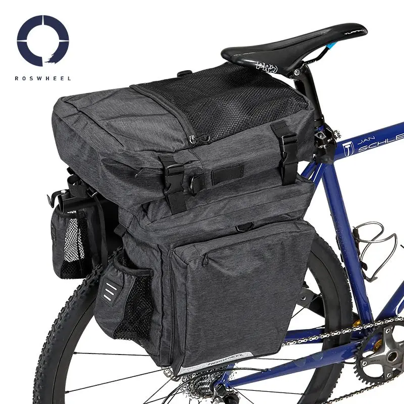 

ROSWHEEL 36L Bike Bag 2018 Bicycle Bag 3 in 1 MTB Rear Rack Pannier Cycle Cycling Bags Bycicle Accessories Waterproof