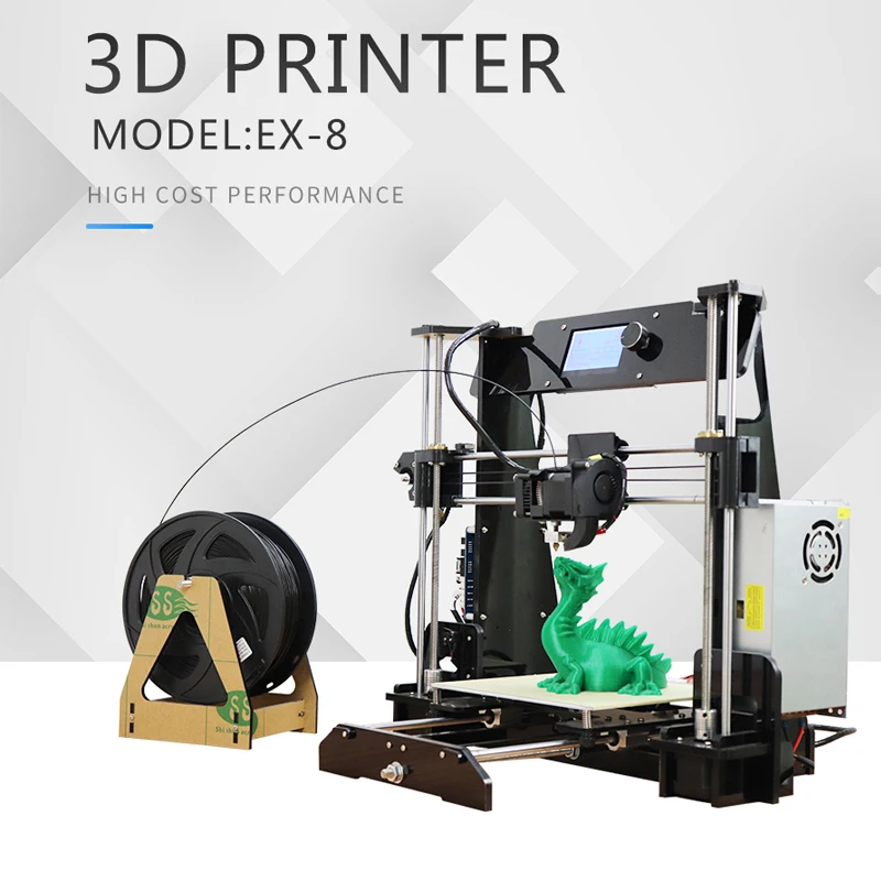 Factory EZT3D EX8 DIY 3D Printer Kit with filament High Precision Reprap Prusa i3 Large Printing Size Factory EZT3D EX8 DIY 3D Printer Kit with filament High Precision Reprap Prusa i3 Large Printing Size