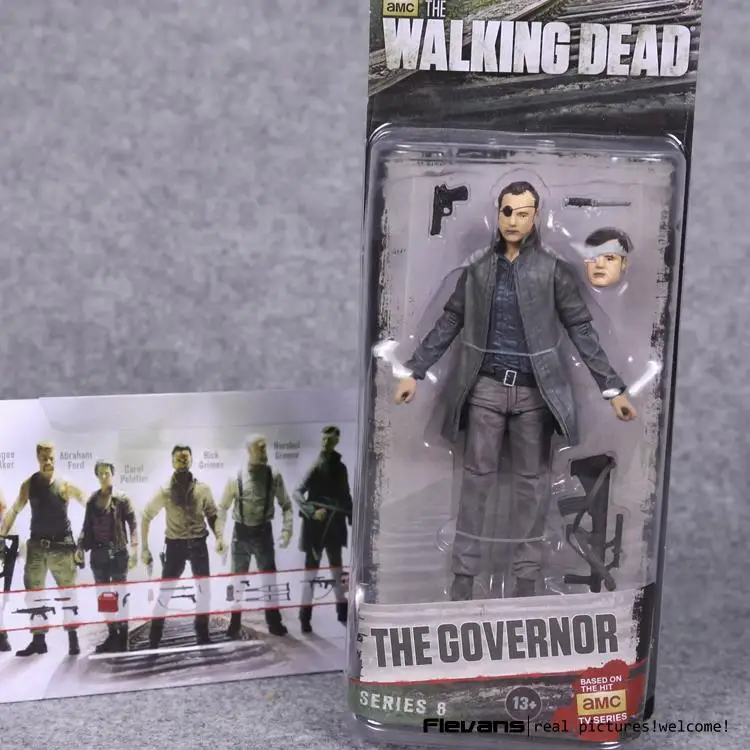 AMC TV Series The Walking Dead Abraham Ford Bungee Walker Rick Grimes The Governor Michonne PVC Action Figure Model Toy 7 Styles