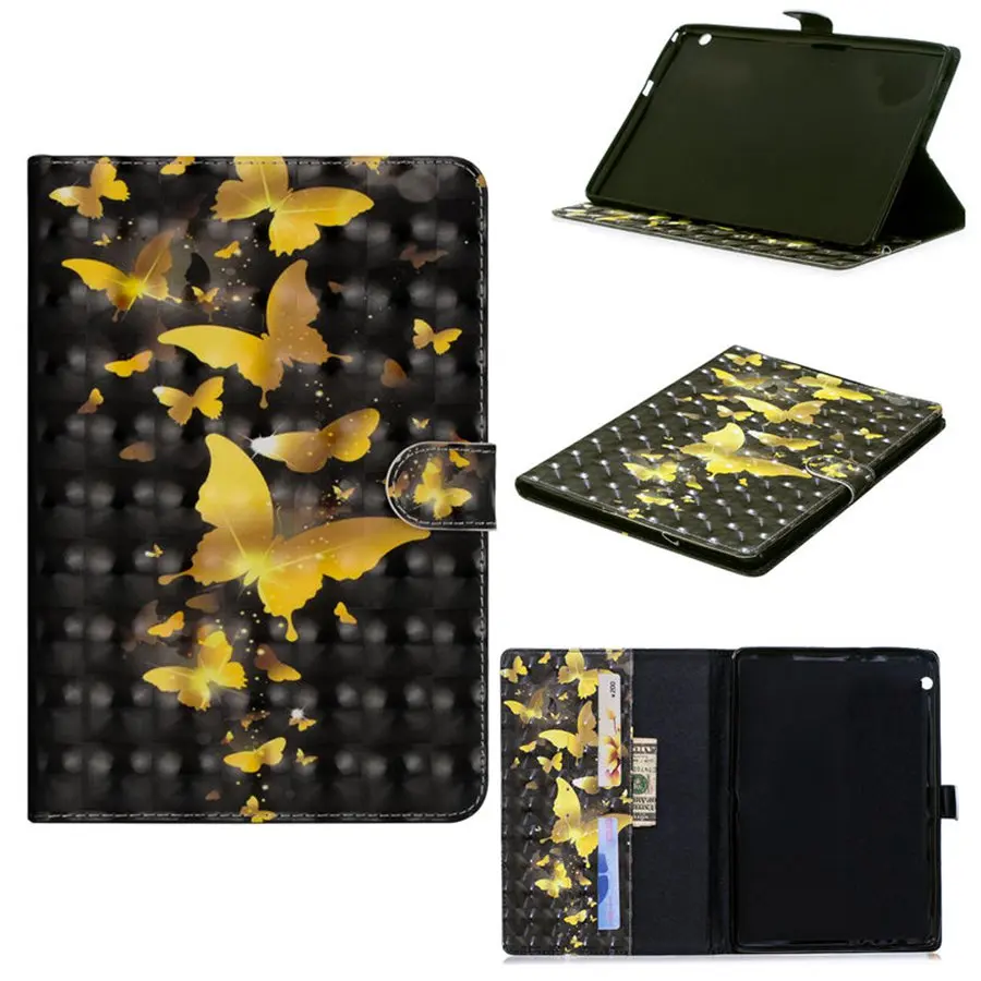 3D печать из искусственной кожи чехол для huawei MediaPad T3 10 9,6 AGS-L09 AGS-L03 умный чехол для планшета Honor Play Pad 2 9,"+ подарок