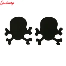 2 пары Сексуальная Женская молочная паста Череп Наклейки на соски бюстгальтер для груди ниппельный клей Эротическое белье наклейки