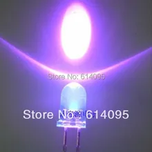 300 шт./лот светодиодный 5 мм Фиолетовый/F5 фиолетовый светодиодный/Ультра яркий светодиодный