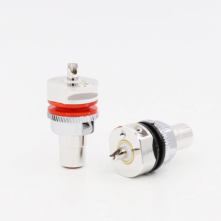 Viborg RC101R Pure Copper Rhodium Plated RCA