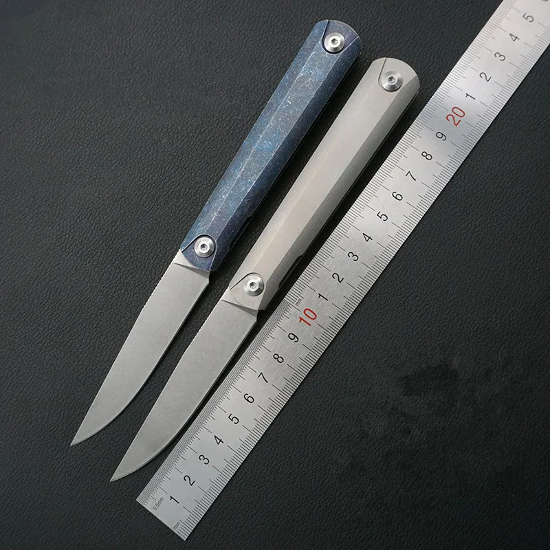 

camping survival tool knife high-end stainless steel folding knife S35VN powder steel folding knife outdoor Free shipping