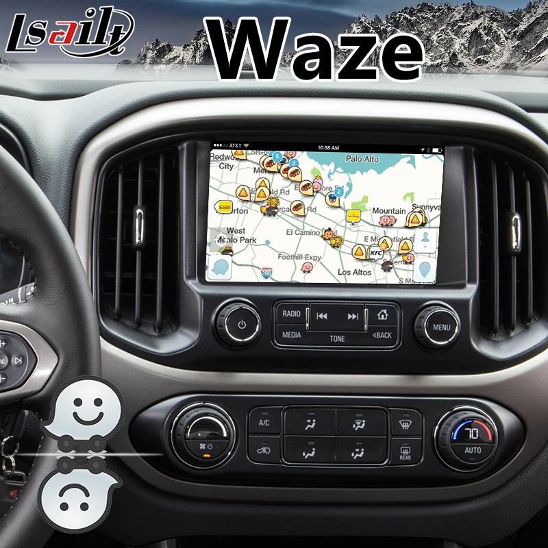 Lsailt Android мультимедийный видео интерфейс для Chevrolet Colorado 2014 2019 год GPS навигация с 3 Гб