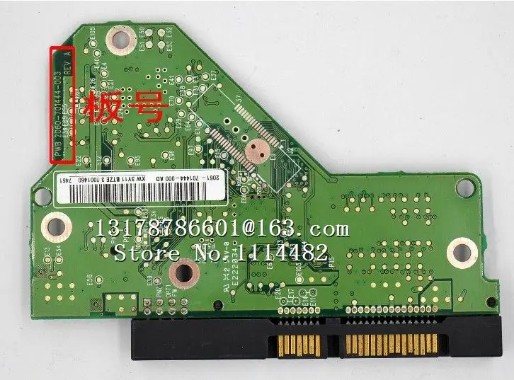 HDD PCB Логическая плата 2060-701444-003 REV A для WD 3 5 SATA восстановление данных жесткого