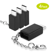 4 упаковки/набор новейший Micro USB алюминиевый type-C разъем Дата кабель Зарядное устройство адаптеры для samsung Galaxy s8 адаптер мобильного телефона